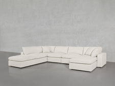 7-Seat Modular Chaise Corner Lounger Sectional - Extra-Deep - 7th Avenue