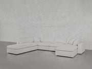 7-Seat Modular Chaise Corner Lounger Sectional - Extra-Deep - 7th Avenue