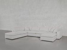 7-Seat Modular Chaise Corner Lounger Sectional - Extra-Deep - 7th Avenue