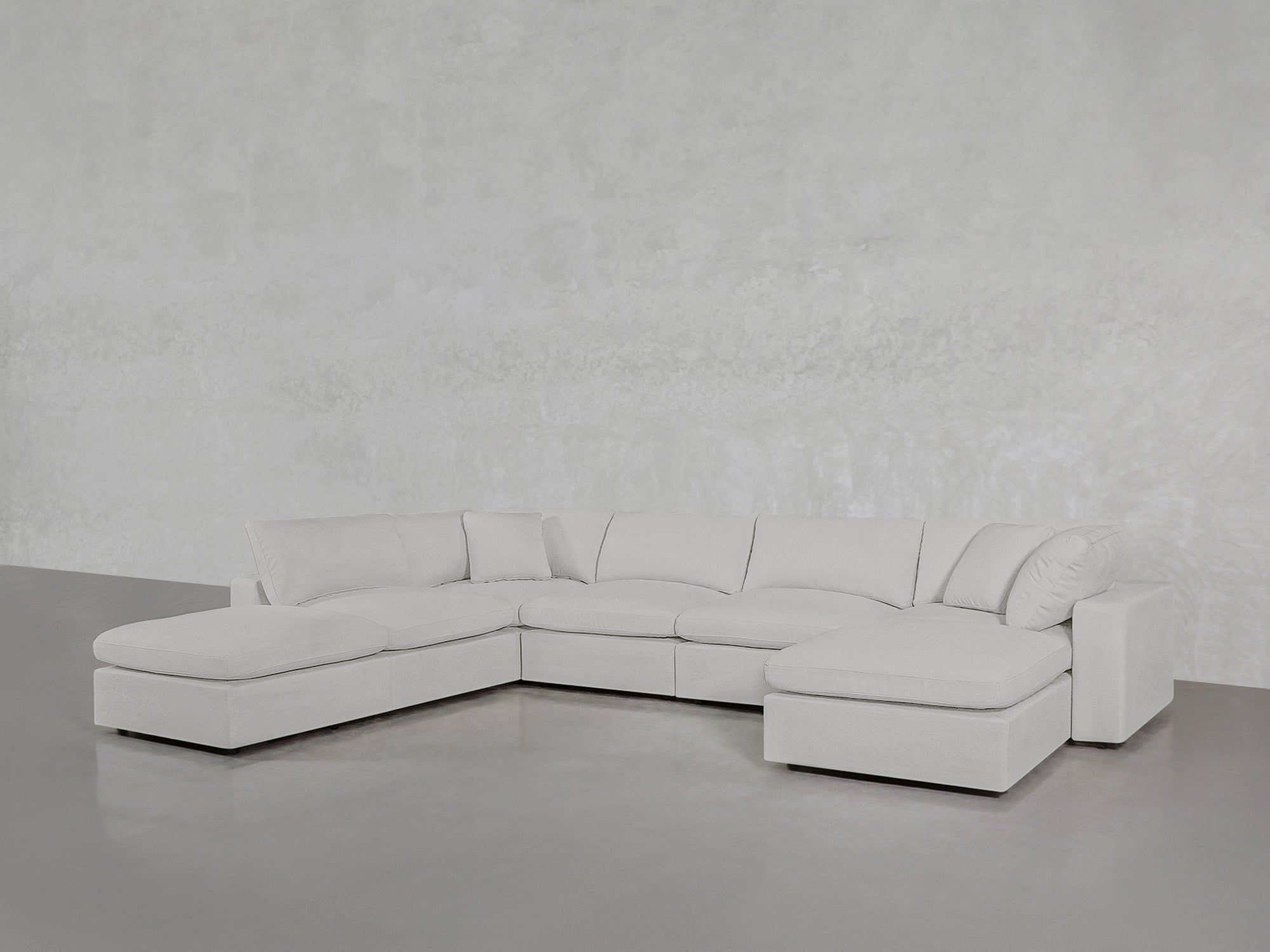 7-Seat Modular Chaise Corner Lounger Sectional - Extra-Deep - 7th Avenue