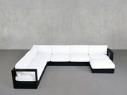 7-Seat Modular Corner Sectional Aluminum Outdoor