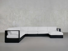 7-Seat Modular Corner Sectional Aluminum Outdoor