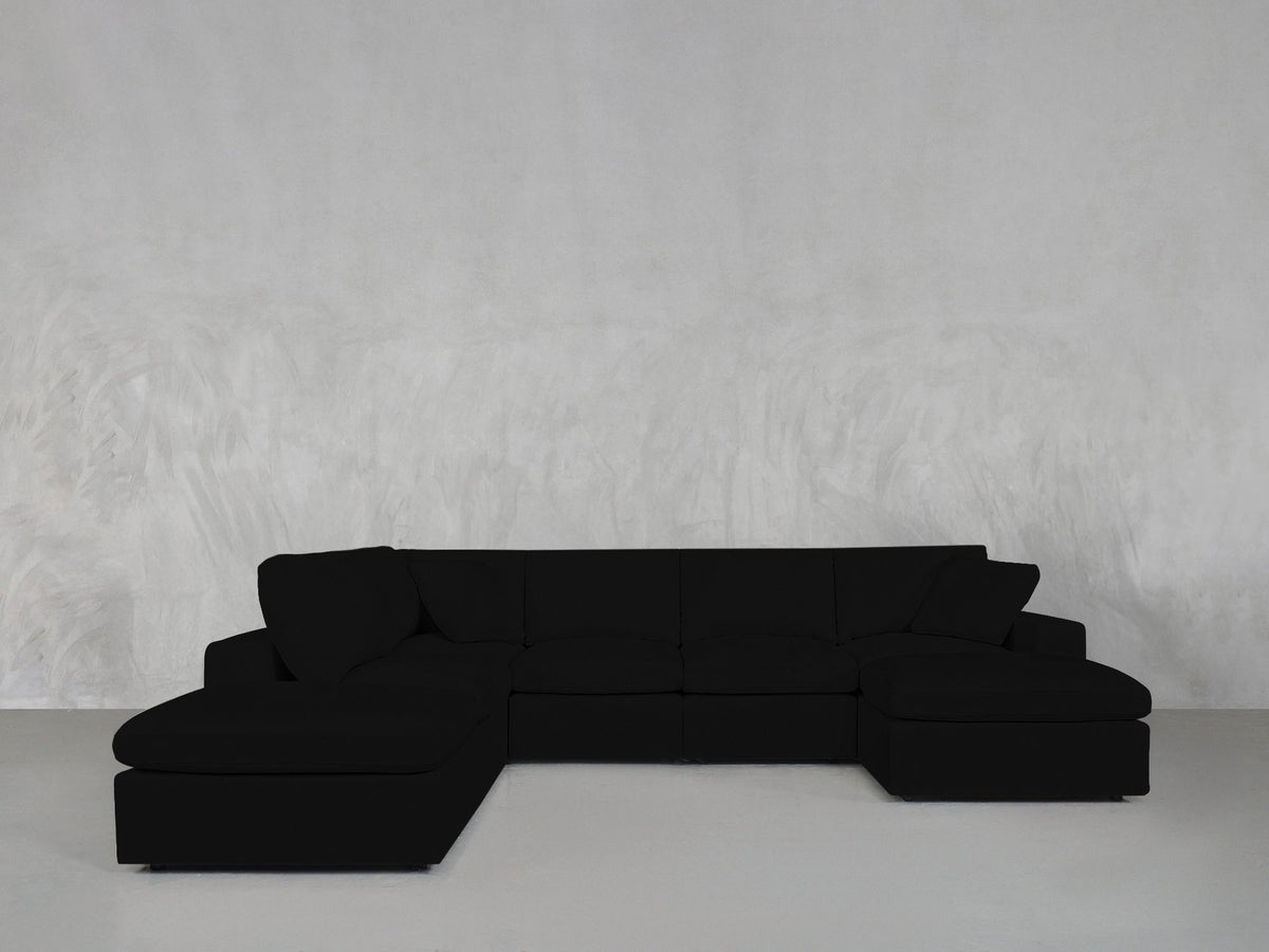 7 - Seat Modular Chaise Corner Lounger Sectional - 7th Avenue