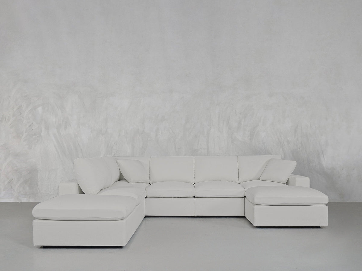 7 - Seat Modular Chaise Corner Lounger Sectional - 7th Avenue