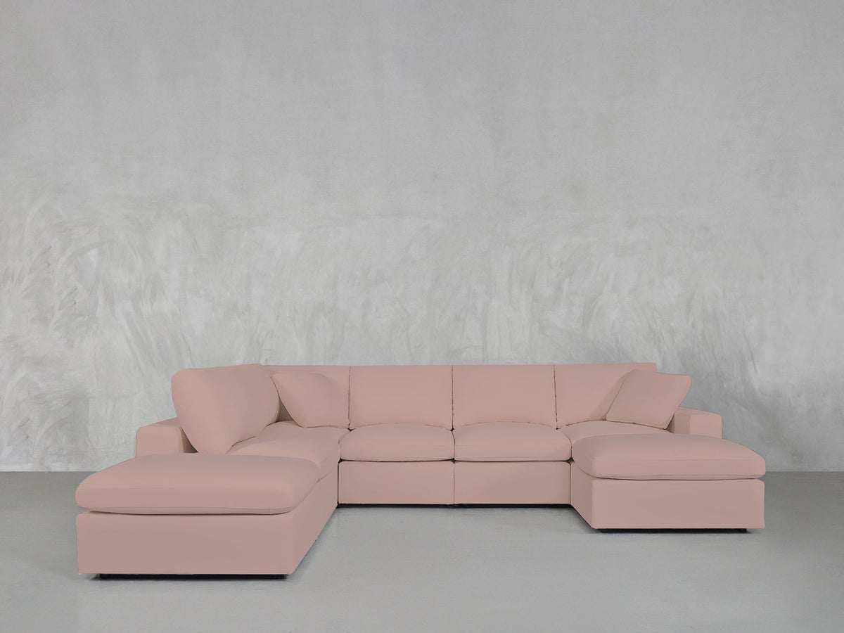 7 - Seat Modular Chaise Corner Lounger Sectional - 7th Avenue
