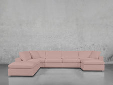 7 - Seat Modular Chaise Corner Lounger Sectional - 7th Avenue