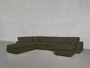 7-Seat Modular Chaise Corner Lounger Sectional - 7th Avenue