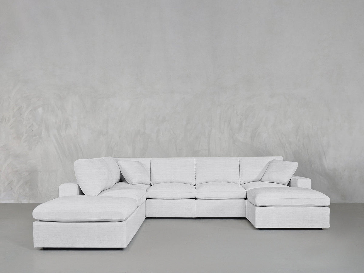 7 - Seat Modular Chaise Corner Lounger Sectional - 7th Avenue