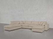 7-Seat Modular Chaise Corner Lounger Sectional - 7th Avenue