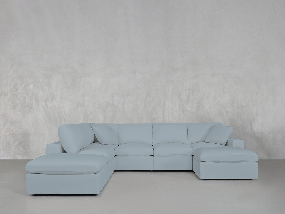7 - Seat Modular Chaise Corner Lounger Sectional - 7th Avenue