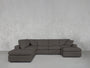 7 - Seat Modular Chaise Corner Lounger Sectional - 7th Avenue