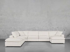 7-Seat Modular Chaise Corner Lounger Sectional - 7th Avenue