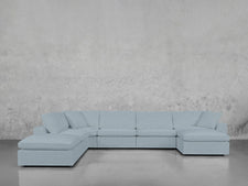 7 - Seat Modular Chaise Corner Lounger Sectional - 7th Avenue