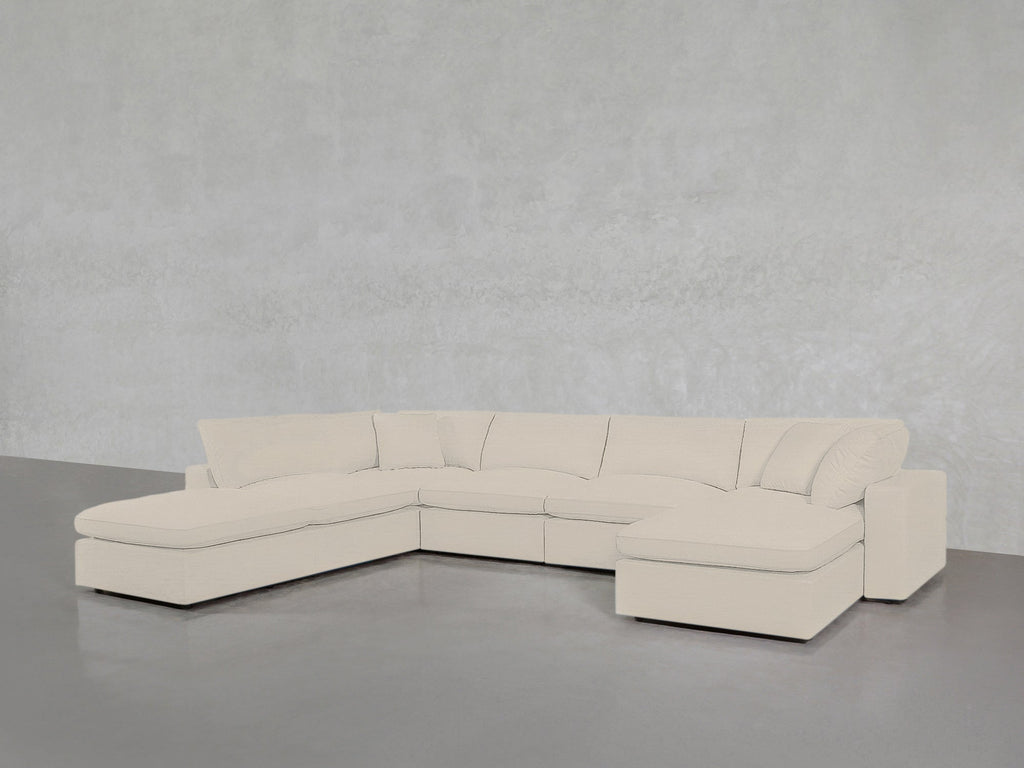 7 - Seat Modular Chaise Corner Lounger Sectional - 7th Avenue