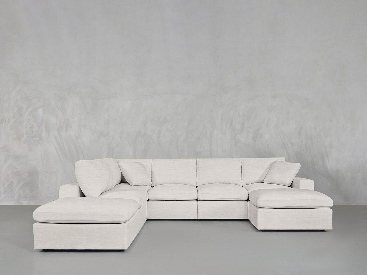 7 - Seat Modular Chaise Corner Lounger Sectional - 7th Avenue