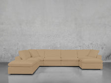 7 - Seat Modular Chaise Corner Lounger Sectional - 7th Avenue