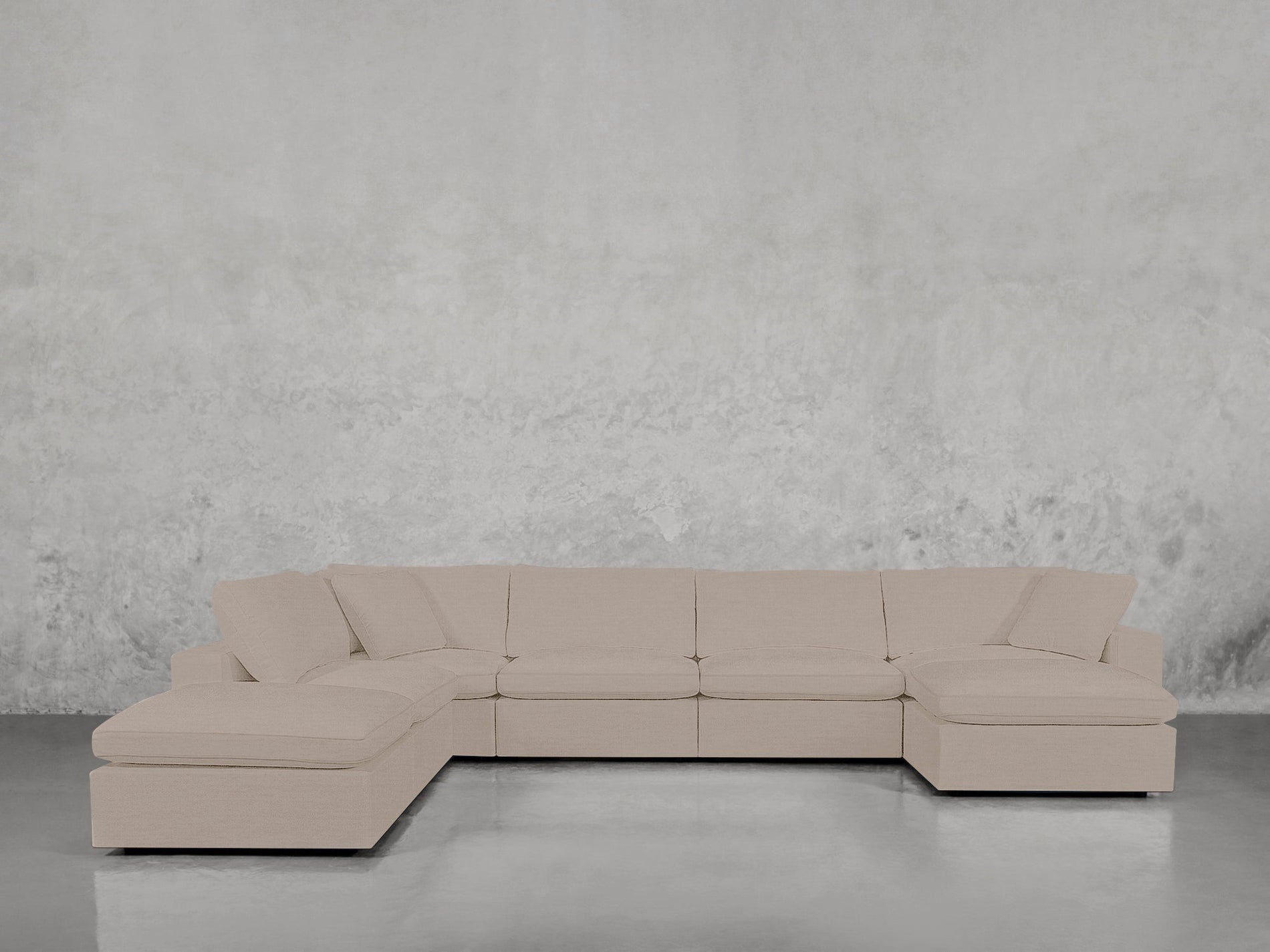 7 - Seat Modular Chaise Corner Lounger Sectional - 7th Avenue