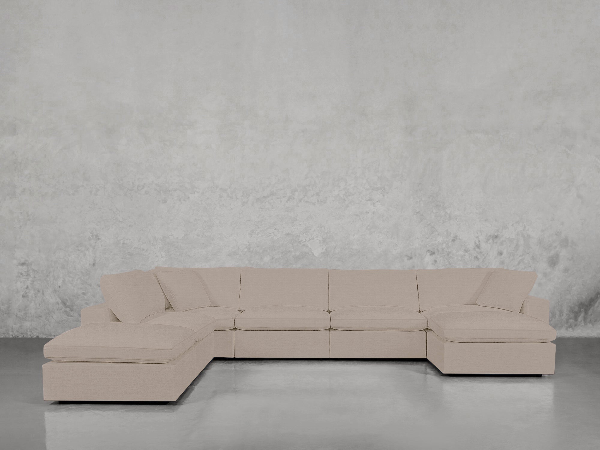 7 - Seat Modular Chaise Corner Lounger Sectional - 7th Avenue