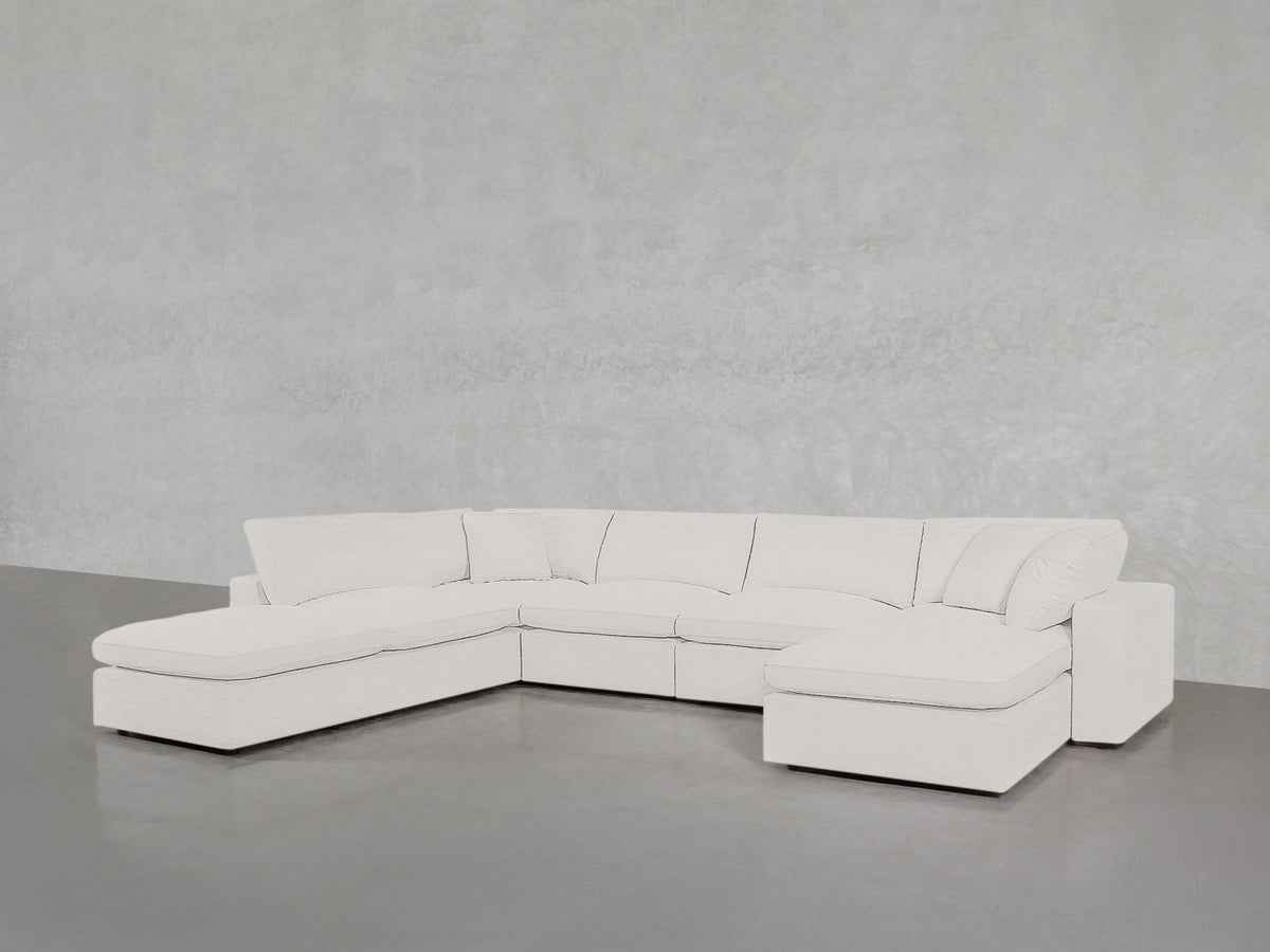 7 - Seat Modular Chaise Corner Lounger Sectional - 7th Avenue