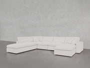 7 - Seat Modular Chaise Corner Lounger Sectional - 7th Avenue