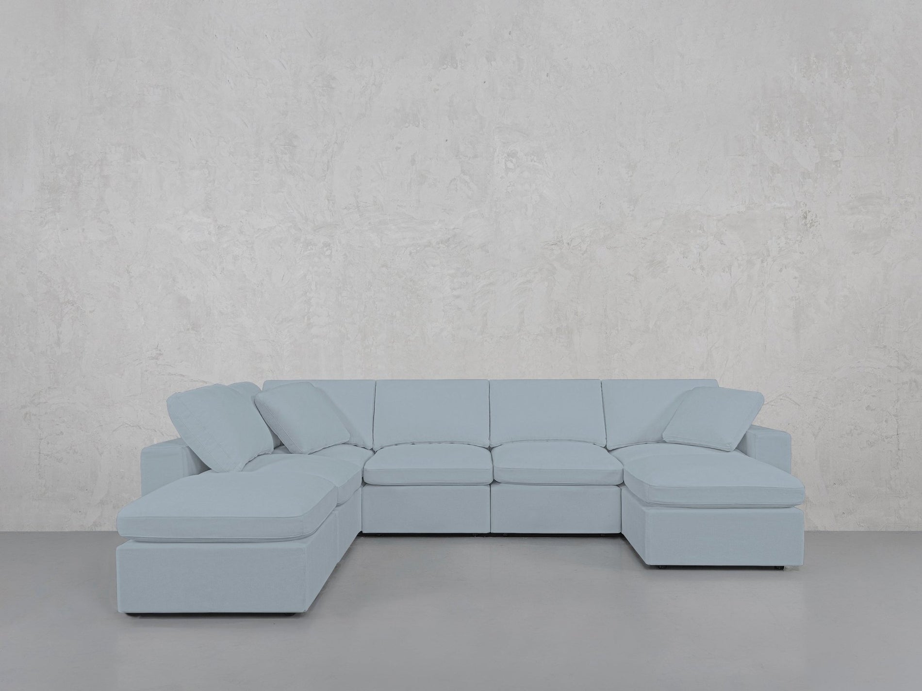 7 - Seat Modular Chaise Corner Lounger Sectional - 7th Avenue