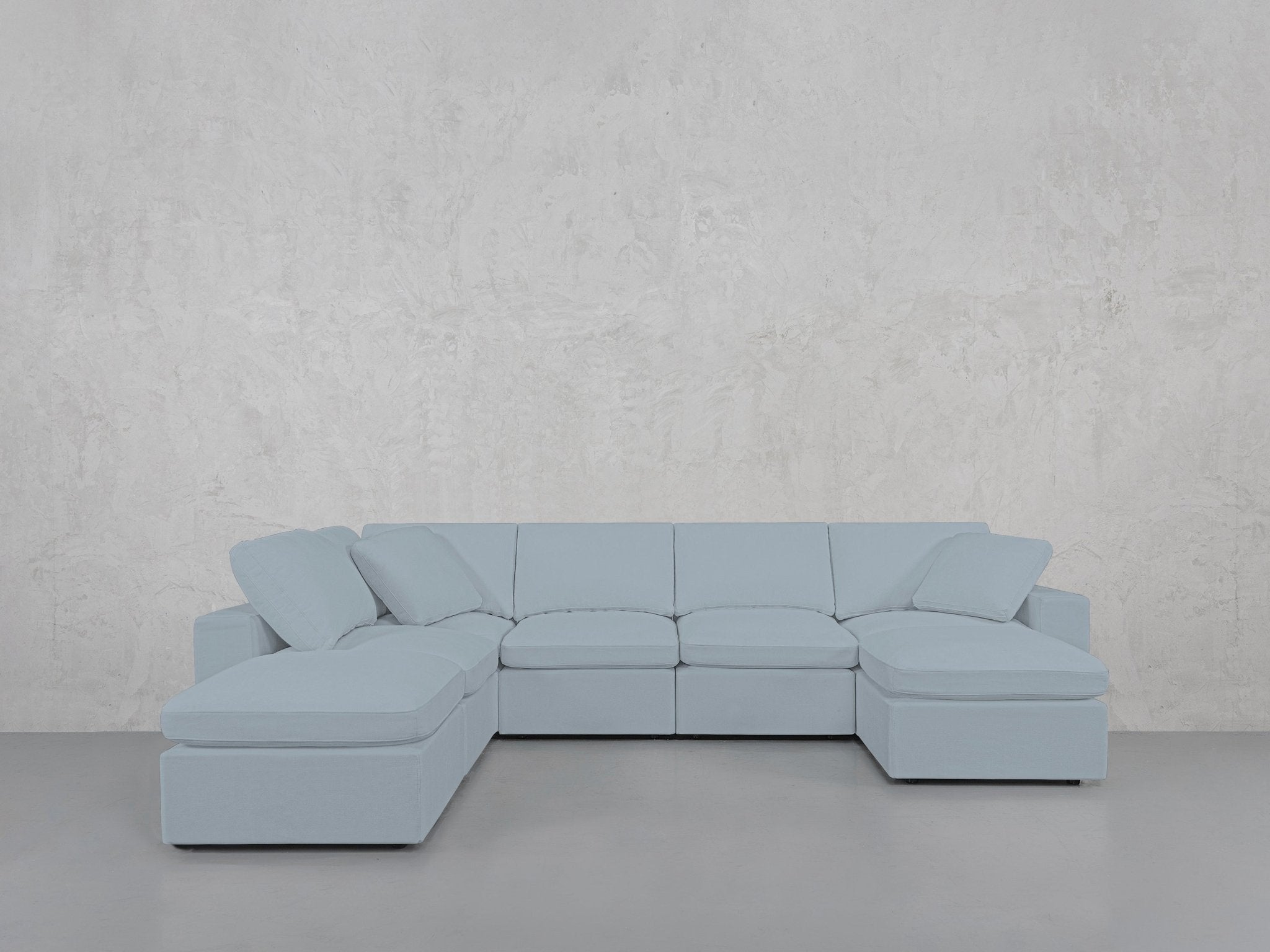 7 - Seat Modular Chaise Corner Lounger Sectional - 7th Avenue