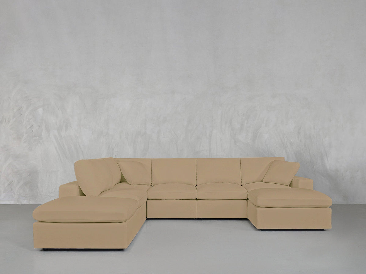 7 - Seat Modular Chaise Corner Lounger Sectional - 7th Avenue