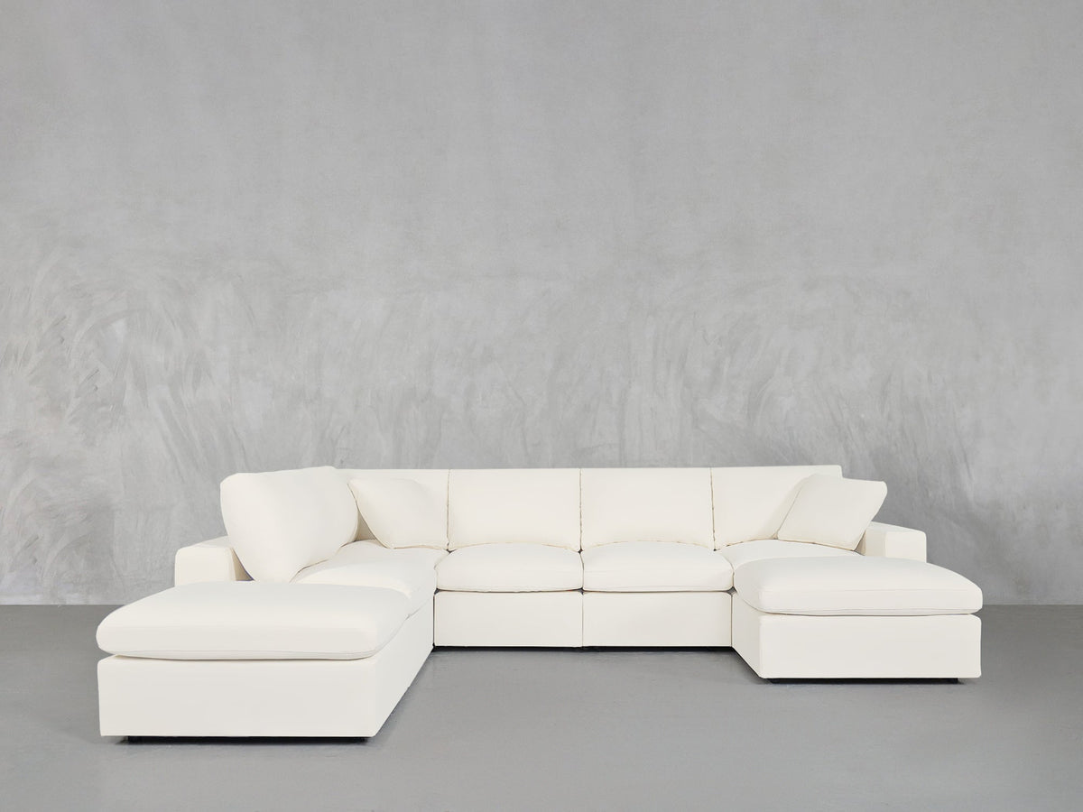 7 - Seat Modular Chaise Corner Lounger Sectional - 7th Avenue