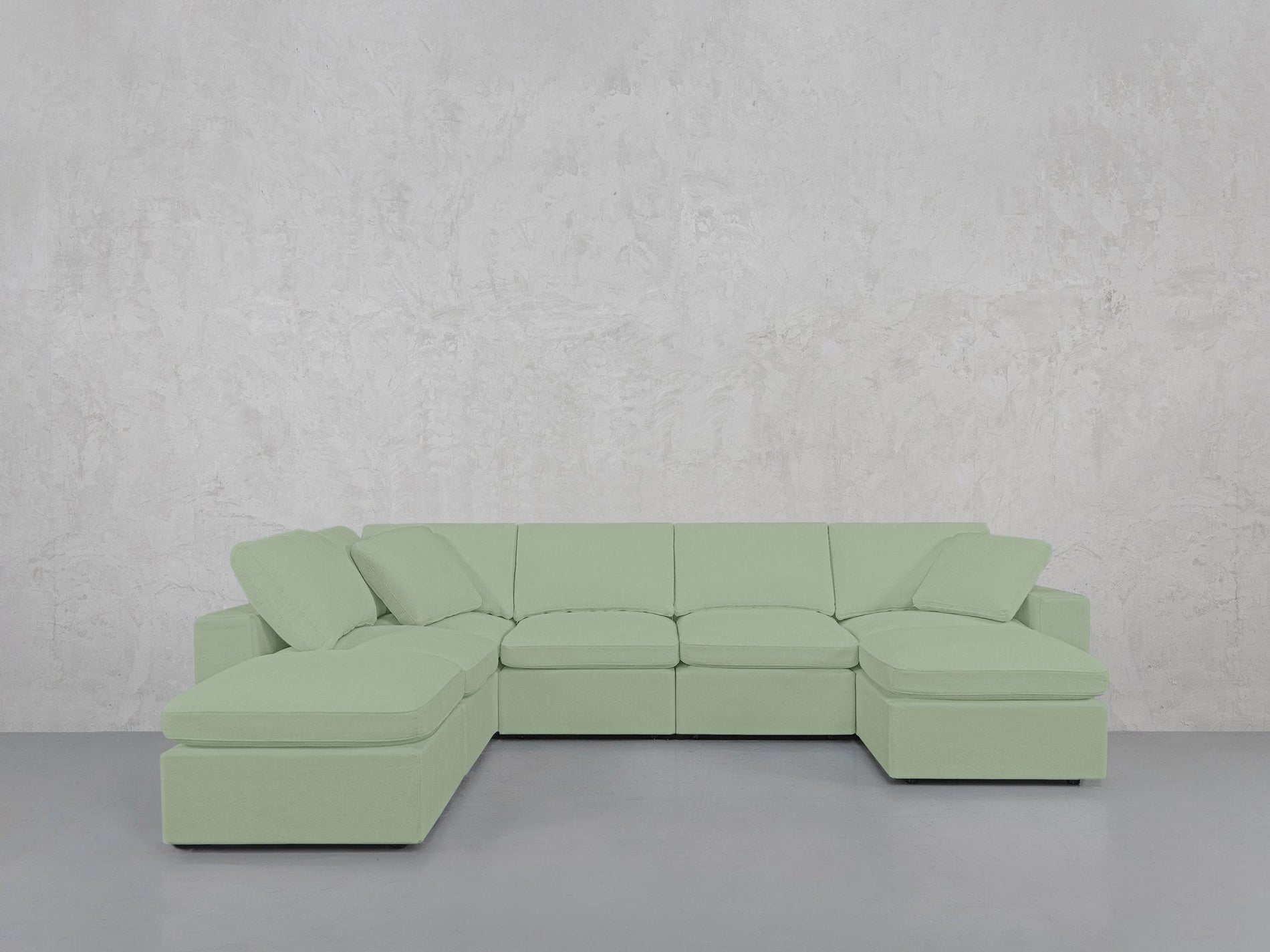 7-Seat Modular Chaise Corner Lounger Sectional - 7th Avenue