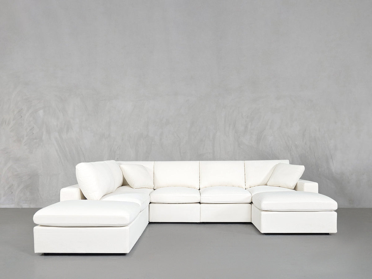 7 - Seat Modular Chaise Corner Lounger Sectional - 7th Avenue