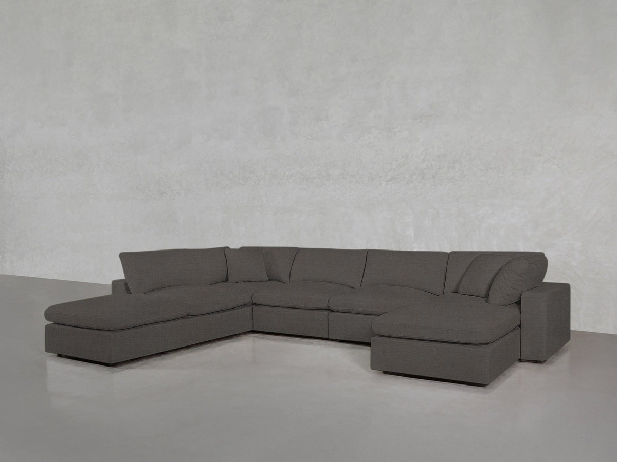 7 - Seat Modular Chaise Corner Lounger Sectional - 7th Avenue