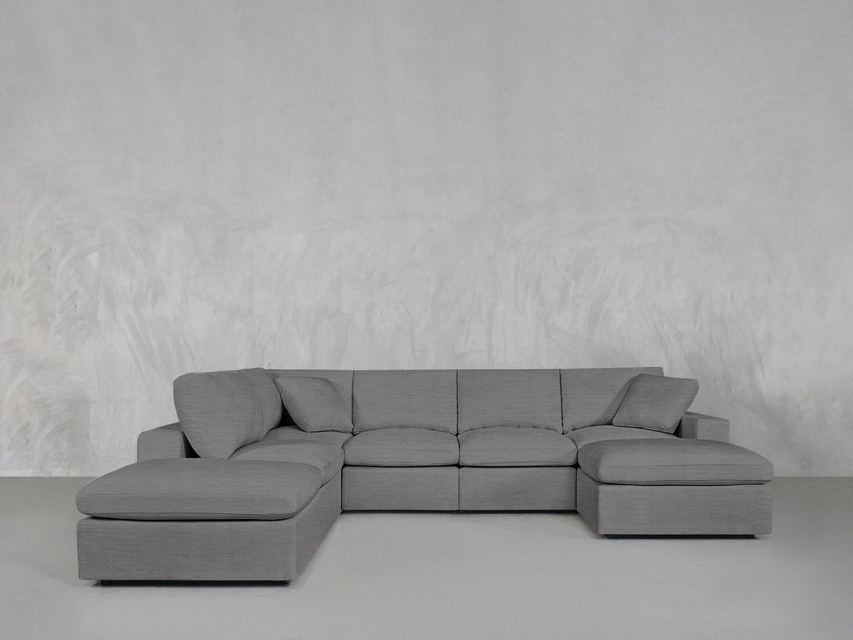 7 - Seat Modular Chaise Corner Lounger Sectional - 7th Avenue