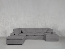7 - Seat Modular Chaise Corner Lounger Sectional - 7th Avenue