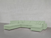 7-Seat Modular Chaise Corner Lounger Sectional - 7th Avenue