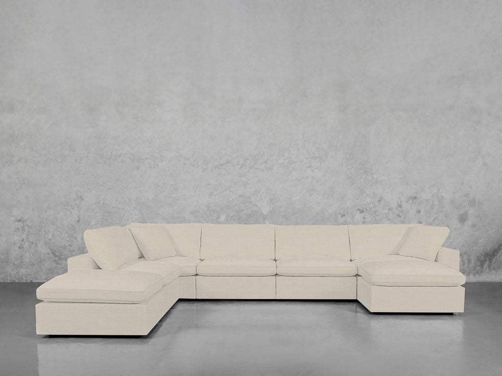 7 - Seat Modular Chaise Corner Lounger Sectional - 7th Avenue