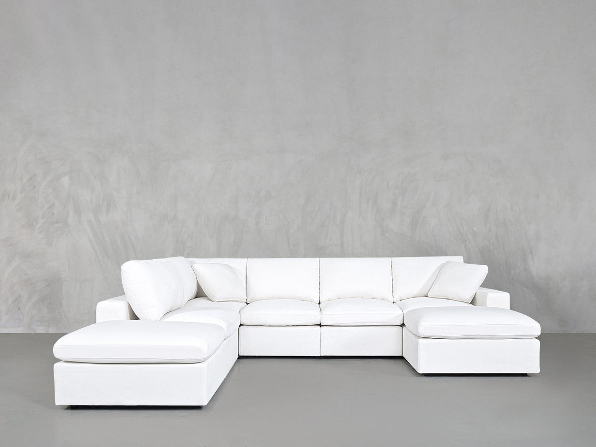 7 - Seat Modular Chaise Corner Lounger Sectional - 7th Avenue
