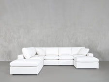 7 - Seat Modular Chaise Corner Lounger Sectional - 7th Avenue