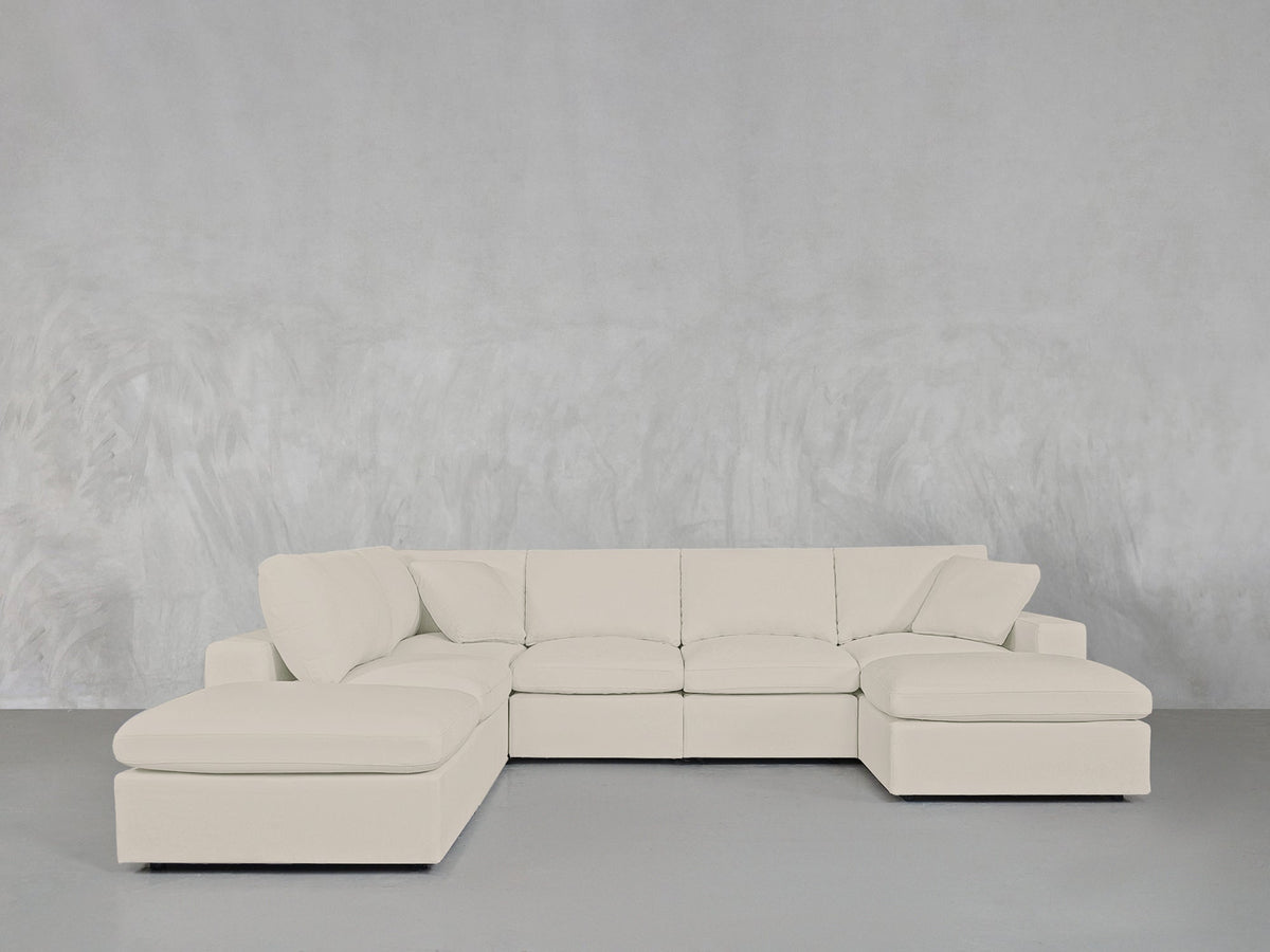 7 - Seat Modular Chaise Corner Lounger Sectional - 7th Avenue