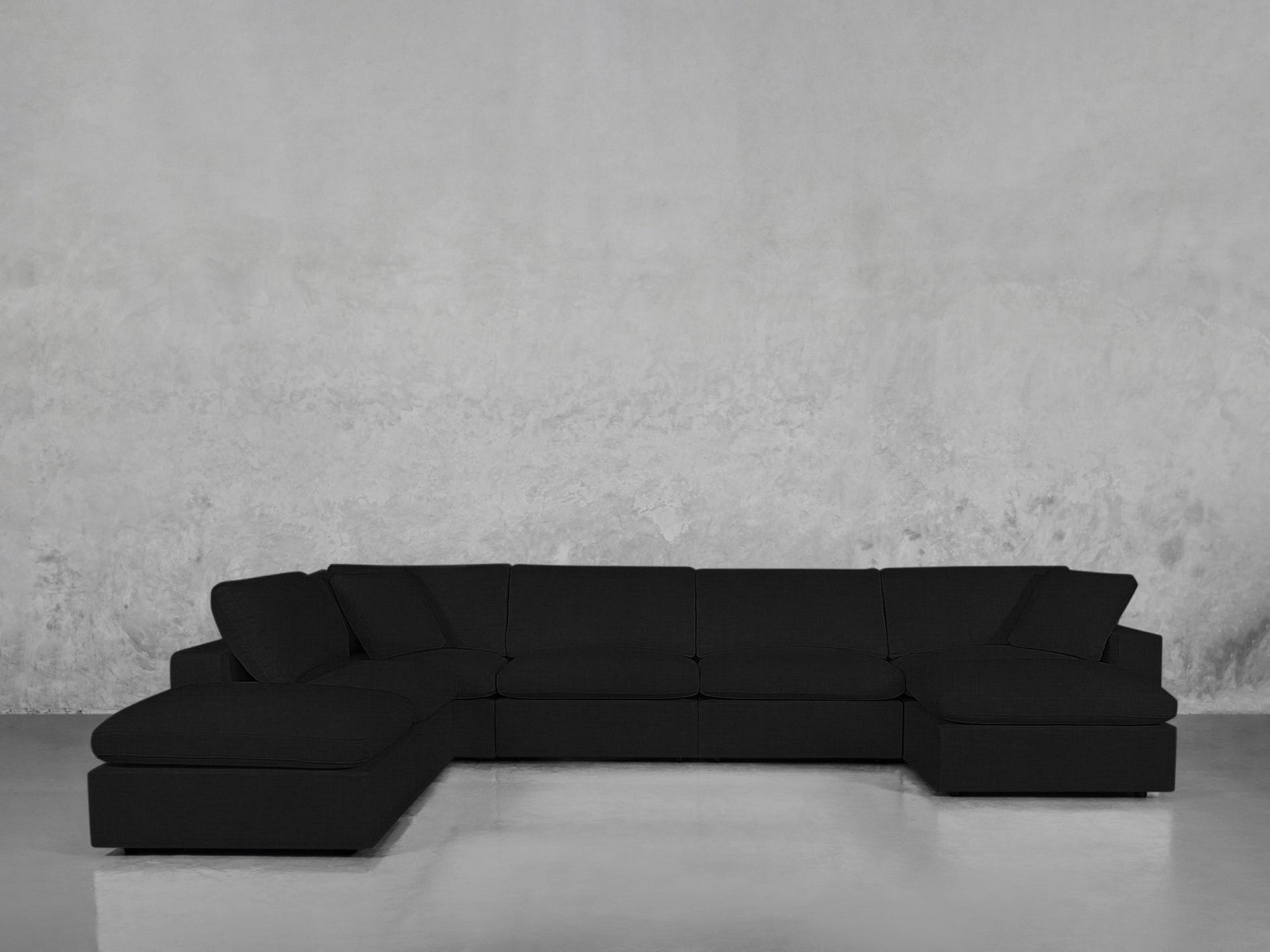7 - Seat Modular Chaise Corner Lounger Sectional - 7th Avenue