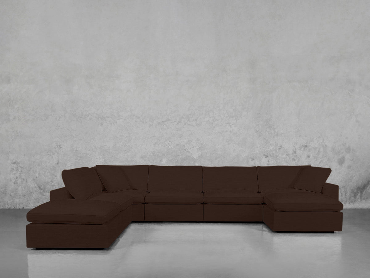 7 - Seat Modular Chaise Corner Lounger Sectional - 7th Avenue
