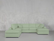 7-Seat Modular Chaise Corner Lounger Sectional - 7th Avenue