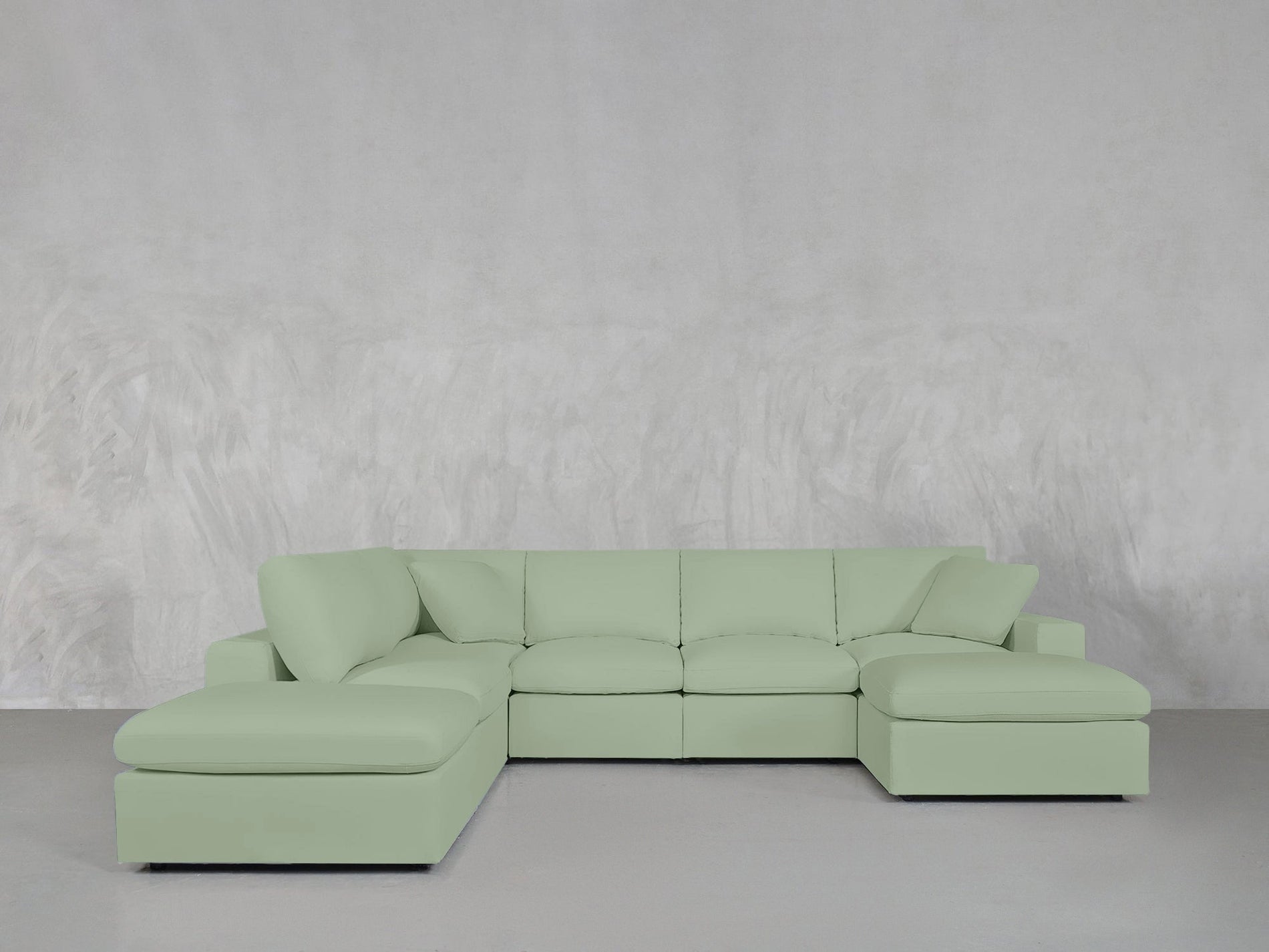 7-Seat Modular Chaise Corner Lounger Sectional - 7th Avenue