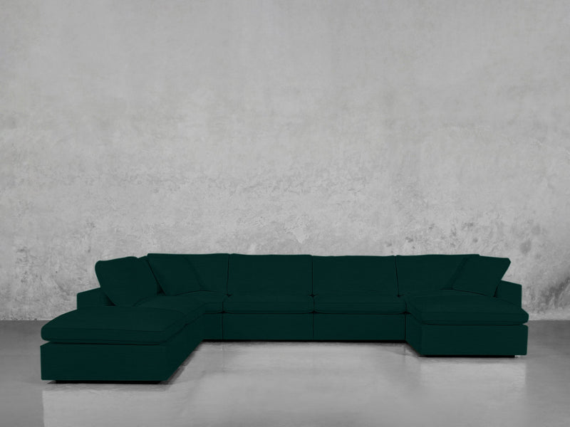 7-Seat Modular Chaise Corner Lounger Sectional