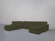 7-Seat Modular Chaise Corner Lounger Sectional (Thin Arm) - 7th Avenue