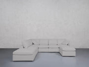 7-Seat Modular Chaise Corner Lounger Sectional (Thin Arm) - 7th Avenue