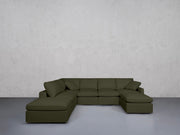 7-Seat Modular Chaise Corner Lounger Sectional (Thin Arm) - 7th Avenue