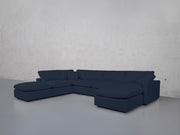 7-Seat Modular Chaise Corner Lounger Sectional (Thin Arm) - 7th Avenue