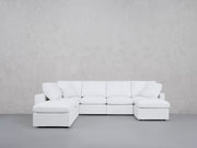 7-Seat Modular Chaise Corner Lounger Sectional (Thin Arm) - 7th Avenue