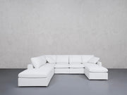 7-Seat Modular Chaise Corner Lounger Sectional (Thin Arm) - 7th Avenue