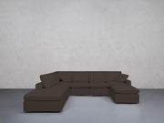7-Seat Modular Chaise Corner Lounger Sectional (Thin Arm) - 7th Avenue